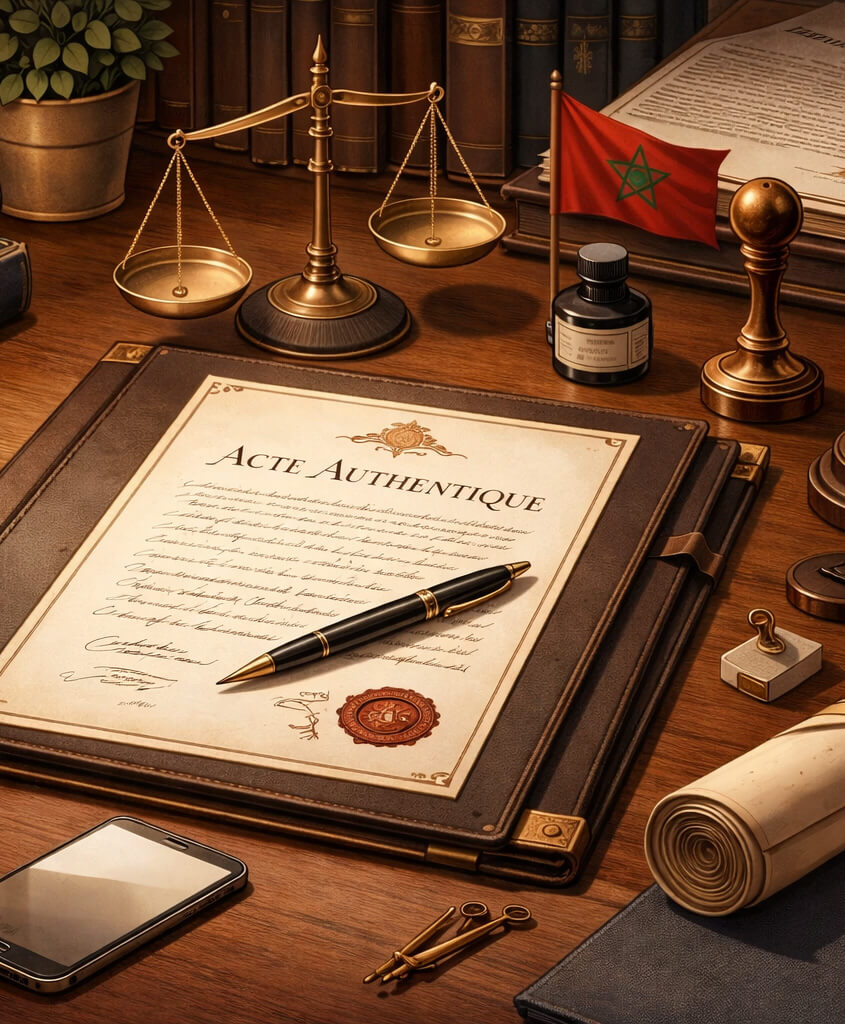 Cabinet de notaire Maître Jamal Mohada à Marrakech : expertise juridique et accompagnement personnalisé.